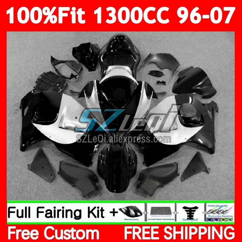 Injection For SUZUKI Hayabusa GSXR 1300 CC GSXR-1300 86No.72 GSXR1300 96 97 98 99 00 01 02 03 04 05 White black 06 07 Fairings