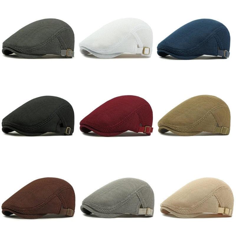 Q39C Fashionable French With Delicate Hollow Neutral Tone Spring Autumn Hat