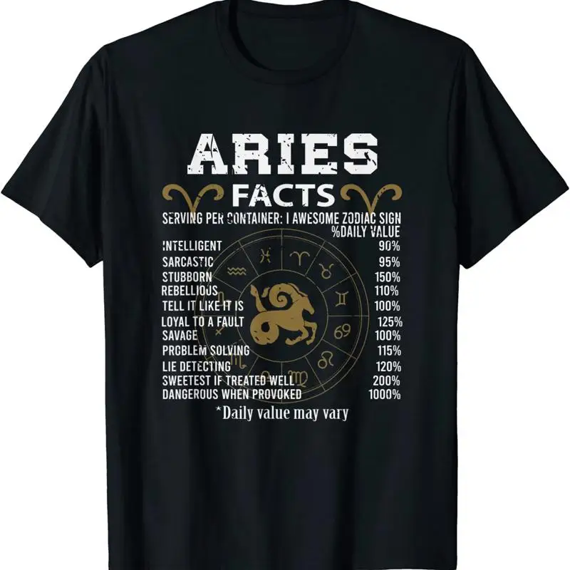 جديد محدود الحمل حقائق زودياك تسجيل تي شيرت