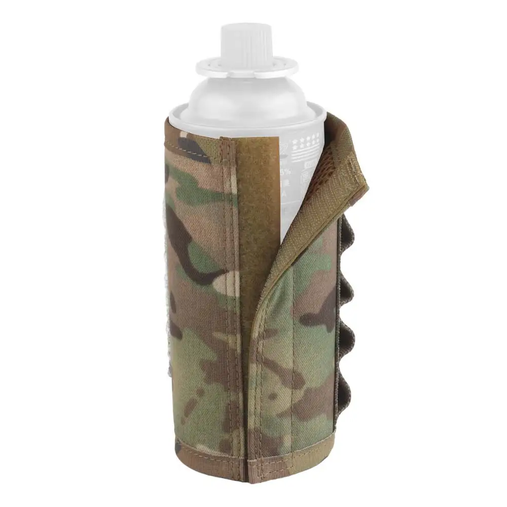 Outdoor Sports long  Gas Cylinder Bag Hanging Webbing Portable Cylindrical Storage Bag