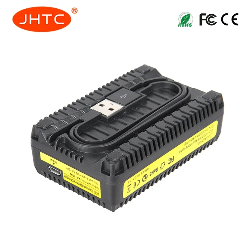 JHTC-cargador con pantalla LCD, LP-E17 LP E17 para cámaras Canon EOS 750D 760D T6i T6s M3 Kiss X8i 8000D LPE17 E17