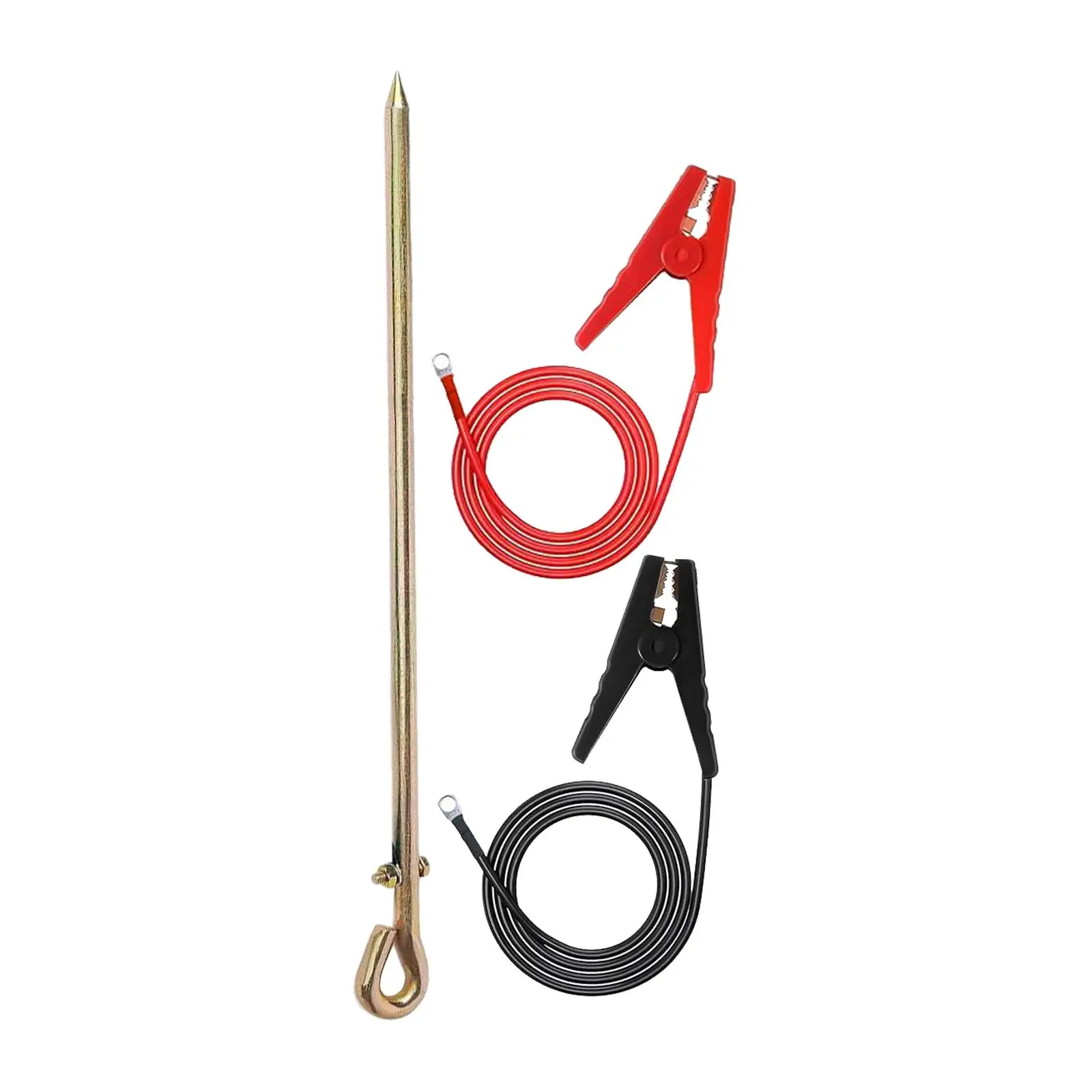 

Grounding Rod Professional Yard Garden for Generator Electric Fence Solar Powered Antennas Alligator Clip Electric Fence Wire