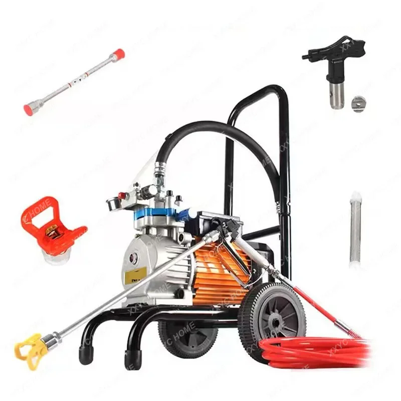 3500 واط 220 فولت المهنية الرش البخاخ النحاس النقي موتور بندقية رذاذ دهان مضغوط البخاخ اللاتكس آلة رش الطلاء أداة