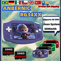 ANBERNIC RG 34XX RG34XX Retro Handheld Game Console Video Game Consoles Linux System 3.4 IPS Screen 5G WiFi  PSP Game Boy Gift