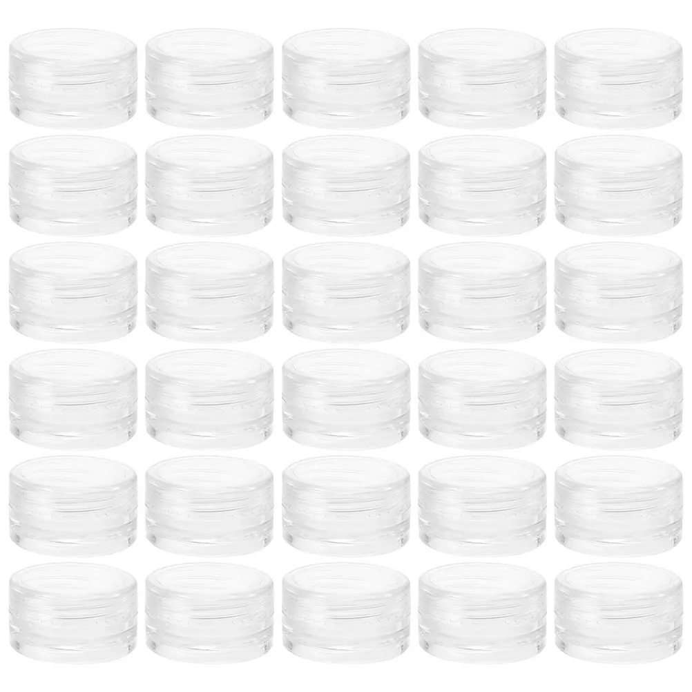 

55Pcs Multipurpose Sub Container Refillable Cream Jar for Face Cream Lotion Ointment Travel Use Travel Storage Jars