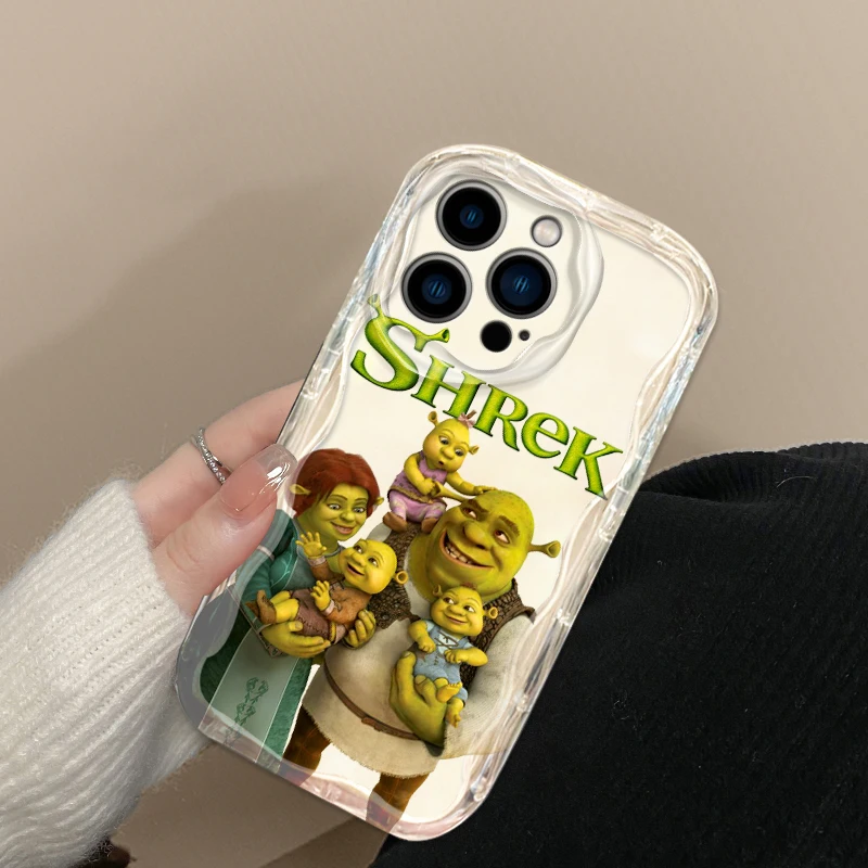 Movie Anime Shreks Art For Apple iPhone 15 14 13 12 11 XS XR X Pro Max Plus Wave Oil Funda Phone Case