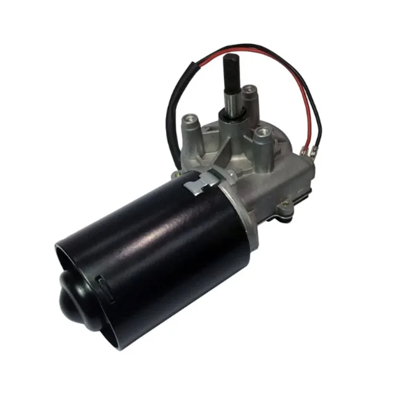 12V 24V DC High Torque Worm Gear Reducer Reversible Worm Gear Motor Permanent Magnet DC Motor Electric Gear Box Motor
