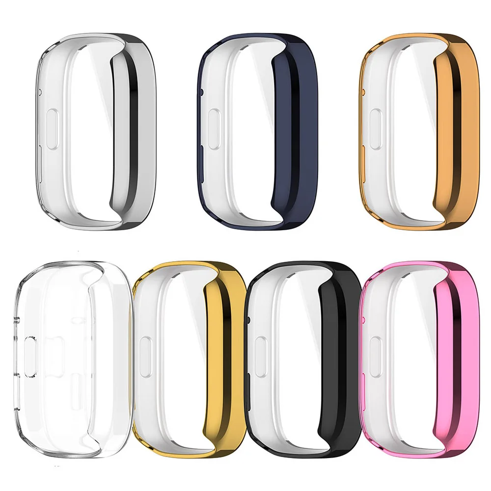 واقي شاشة كاملة لساعة Redmi 3 ، حافظة واقية من البولي يورثين الحراري ، غطاء صدفي ، ممتص صدمات ، مطلي بالكهرباء