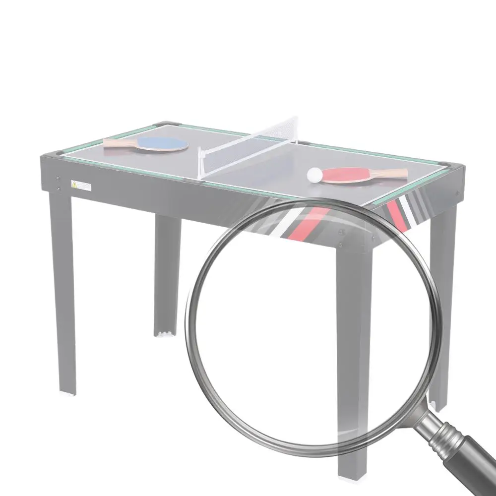 

4-In-1 Multi Game Table with Football Billiards Ice Hockey Table Tennis Different Convert Tables Game for Home Game Room