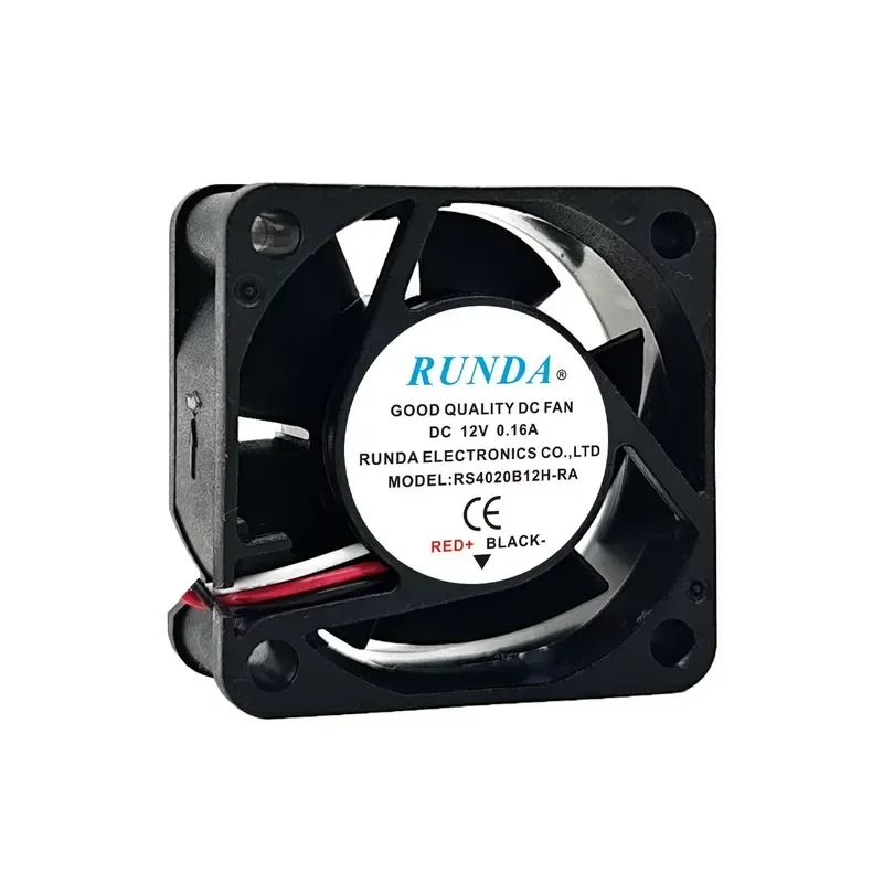 New RUNDA RS4020B12H-RA 4020 12V 0.16A 4cm Switched Cooling Fan for Electronic Devices
