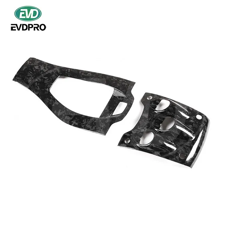 

For Ferrari 458 Italia and Spider 2011-2013 Forged Carbon Fiber Gear Surround Cover (2 Pcs)