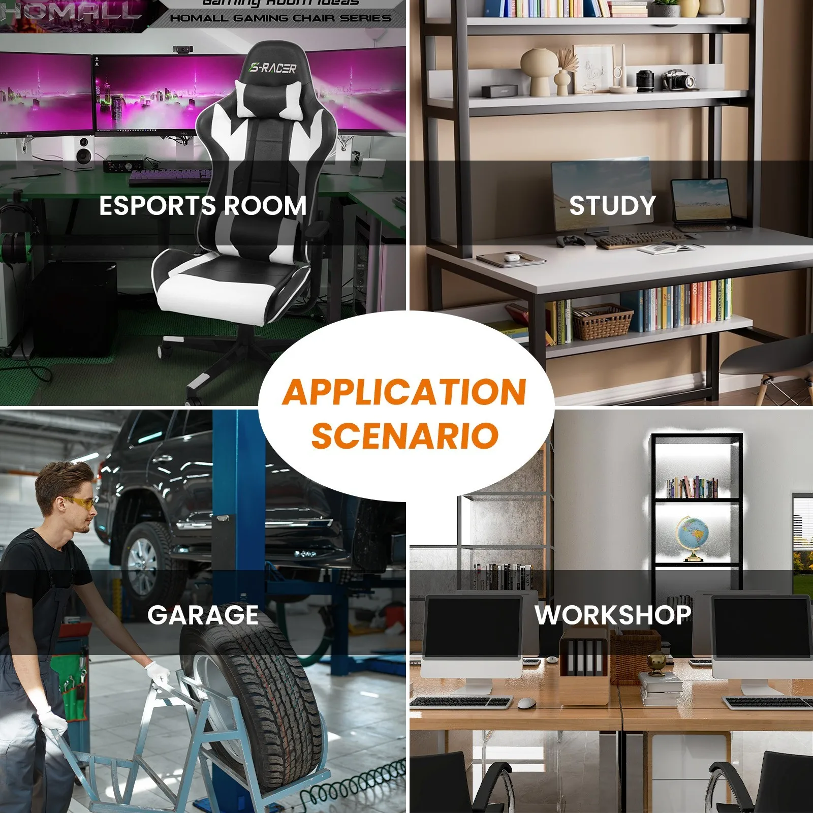 71''Adjustable Workbench with pegboard, Heavy Duty Wooden Desktop Workbench