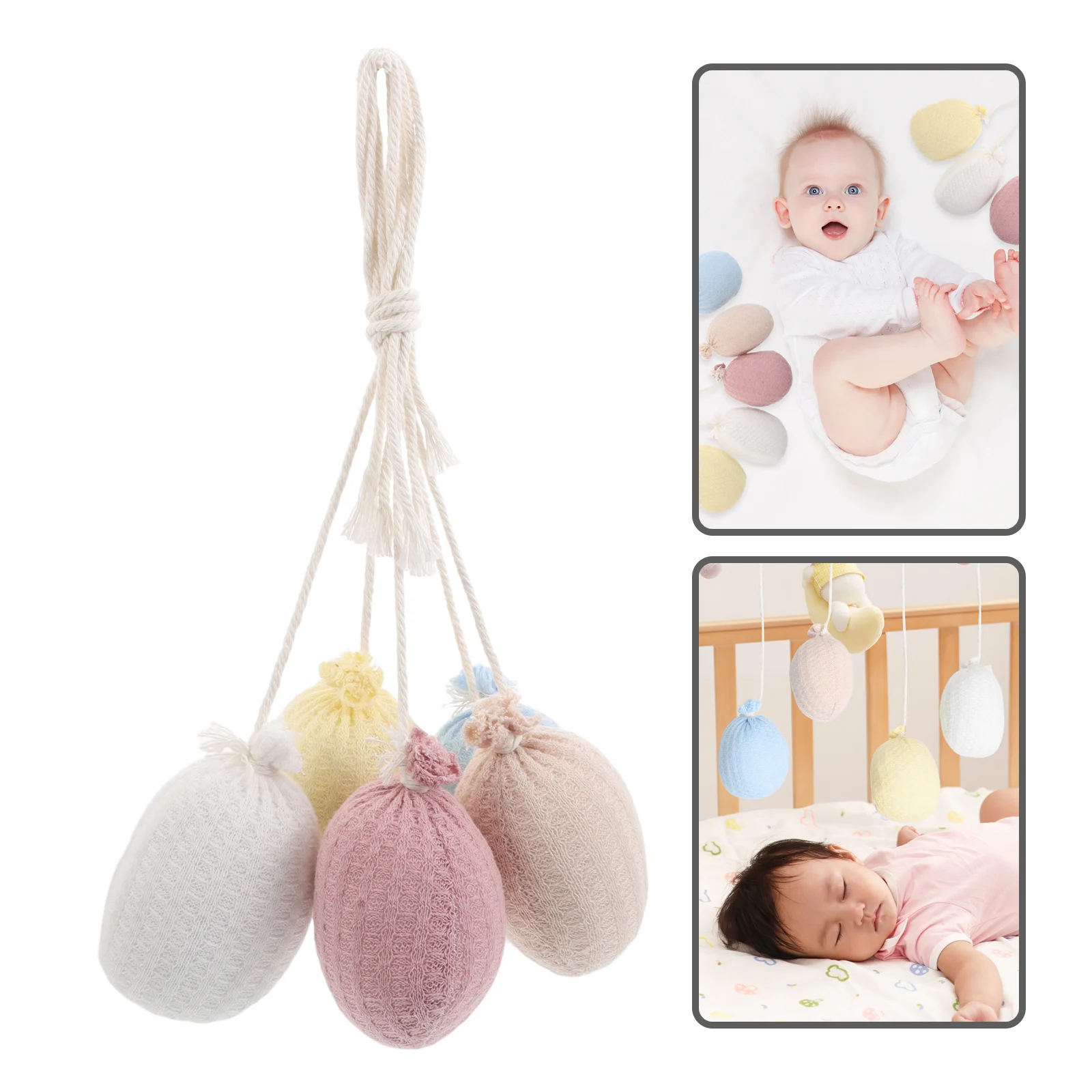 

5Pcs Felt Balloon Set Photography Props Multicolour Pastel Color Balloons Birthday Party Wedding Nursery Wall Decor