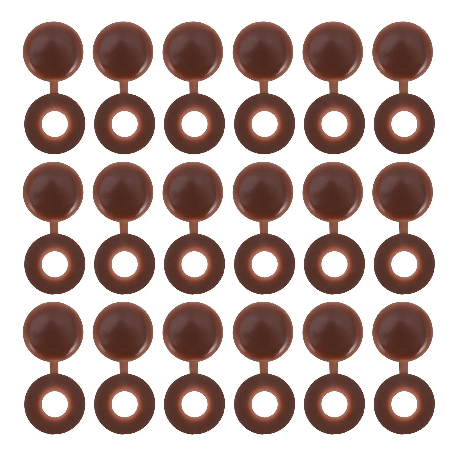 100Pcs Plastic Hinged Screw Cover Caps for Furniture Decoration Self-Tapping Screw Head Protection Snap Flip Top Decorative