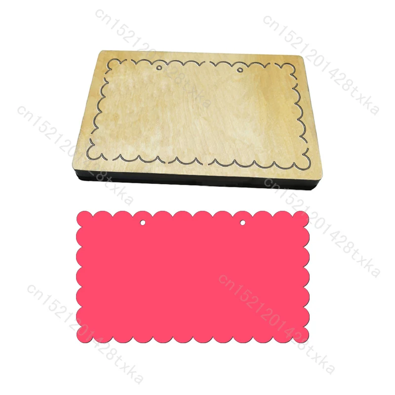 

Деревянные штампы для резки бирки, Скрапбукинг, Новая карта, C401-11