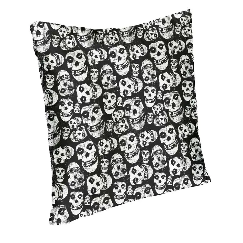 Misfits Horror Punk Rock Band Pillow Case 40x40cm Decor Home Kawaii Outdoor Cushions Square Pillowcase