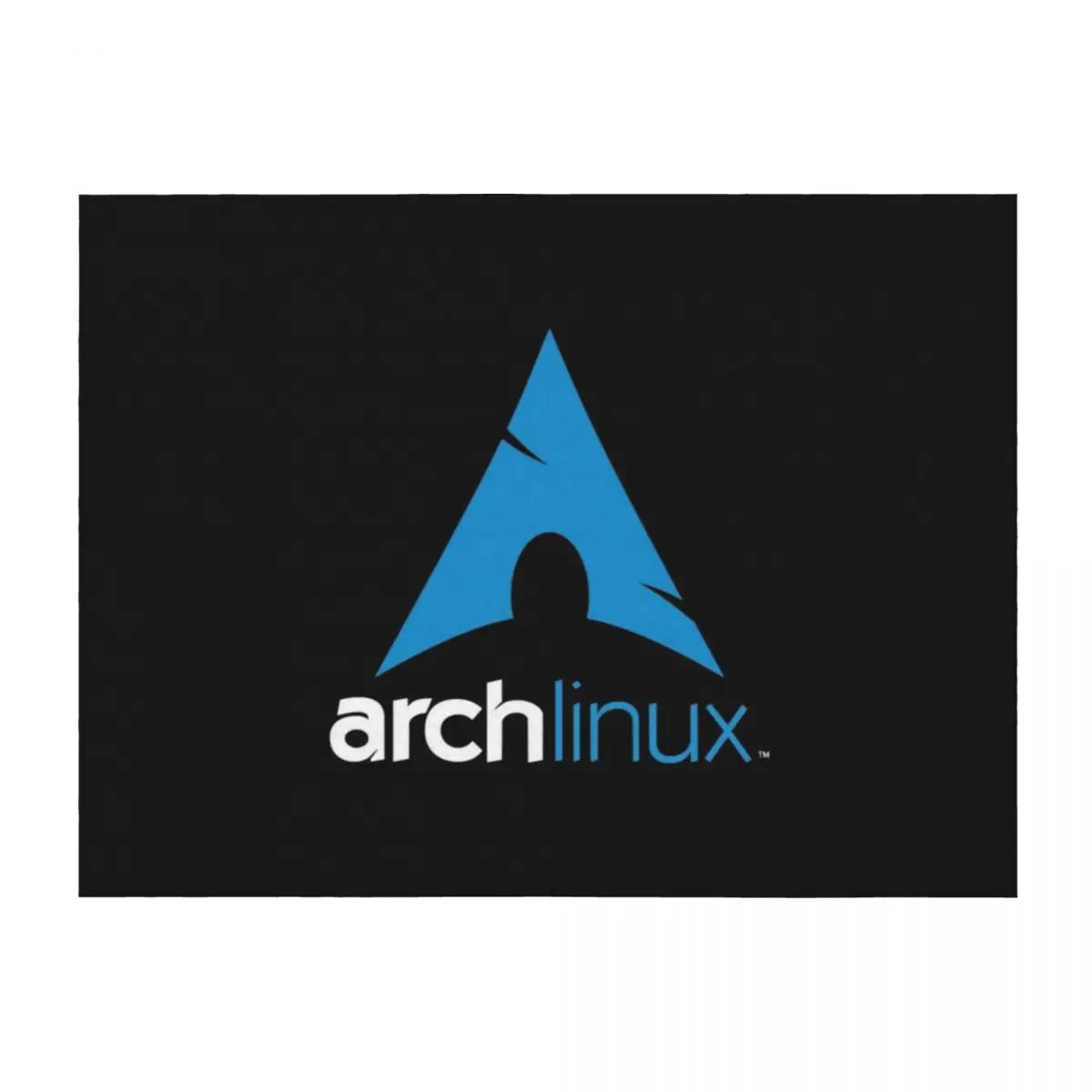 

arch linux Throw Blanket Personalized Gift Sleeping Bag Hairy halloween Blankets