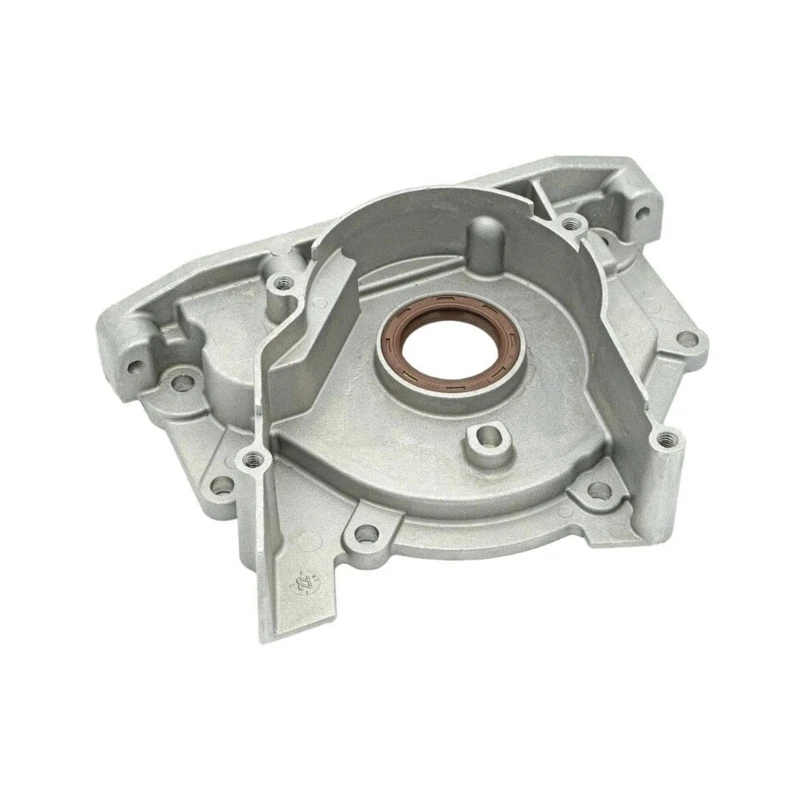 Crankshaft Rear Oil Seal Housing Bracket 03G103153B Metal Replacement Part with Integrated Center Seal