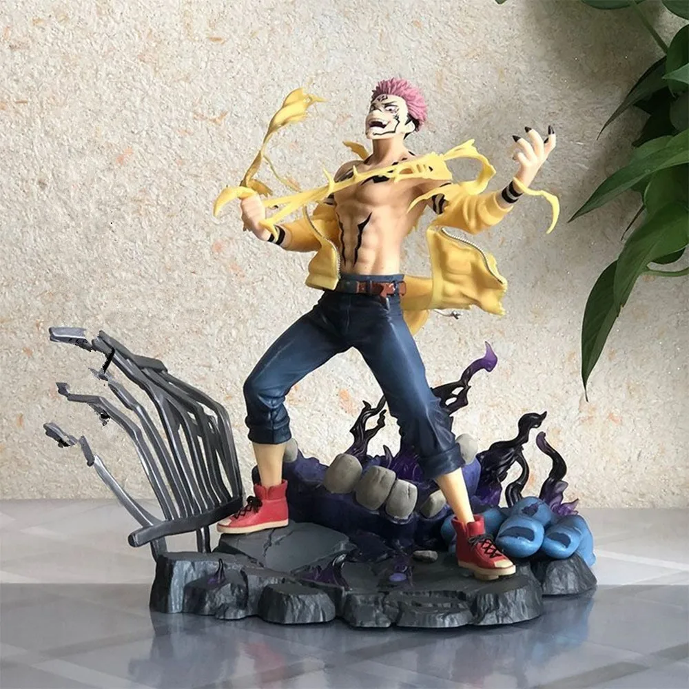 Jujutsu Kaisen Anime Figur Ryomen Sukuna Action-figuren Statue Sammlung Modell Desktop Ornament Spielzeug Kinder Geburtstag Geschenk