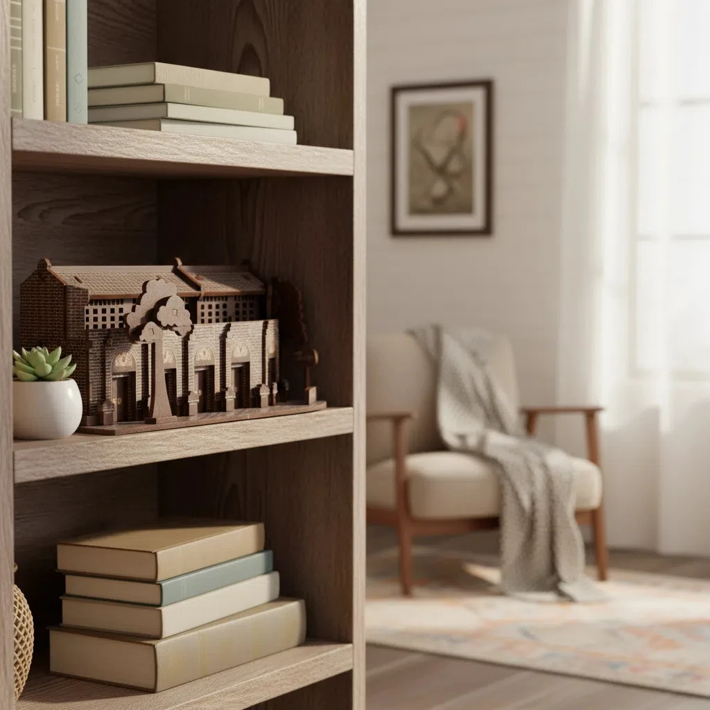 لغز OUZEY الصيني التقليدي ثلاثي الأبعاد للمنزل - مجموعة بناء خشبية على طراز Shikumen للبالغين والمراهقين 14+ #5