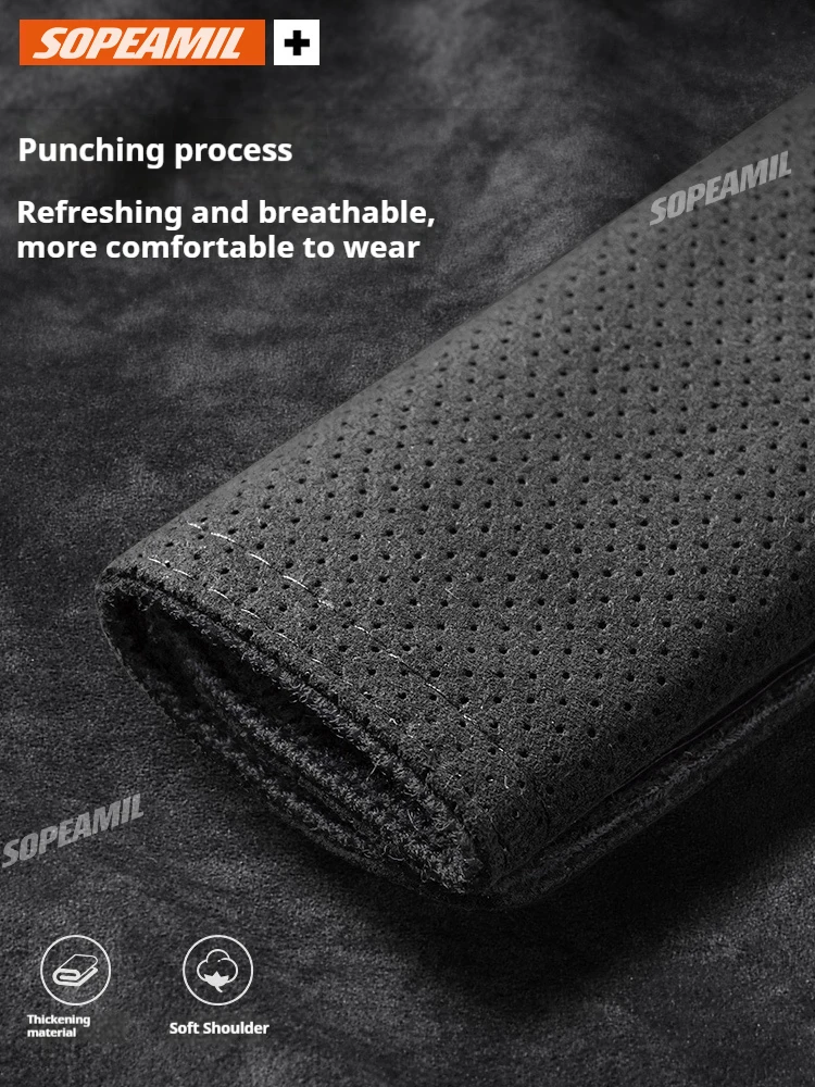 لكزس GS250 GS300 IS300 ES200 ES300 RX300 CT200 LX570 LS500h NX GX سيارة الجلد المدبوغ حزام الأمان غطاء أحزمة الأمان حامي الكتف