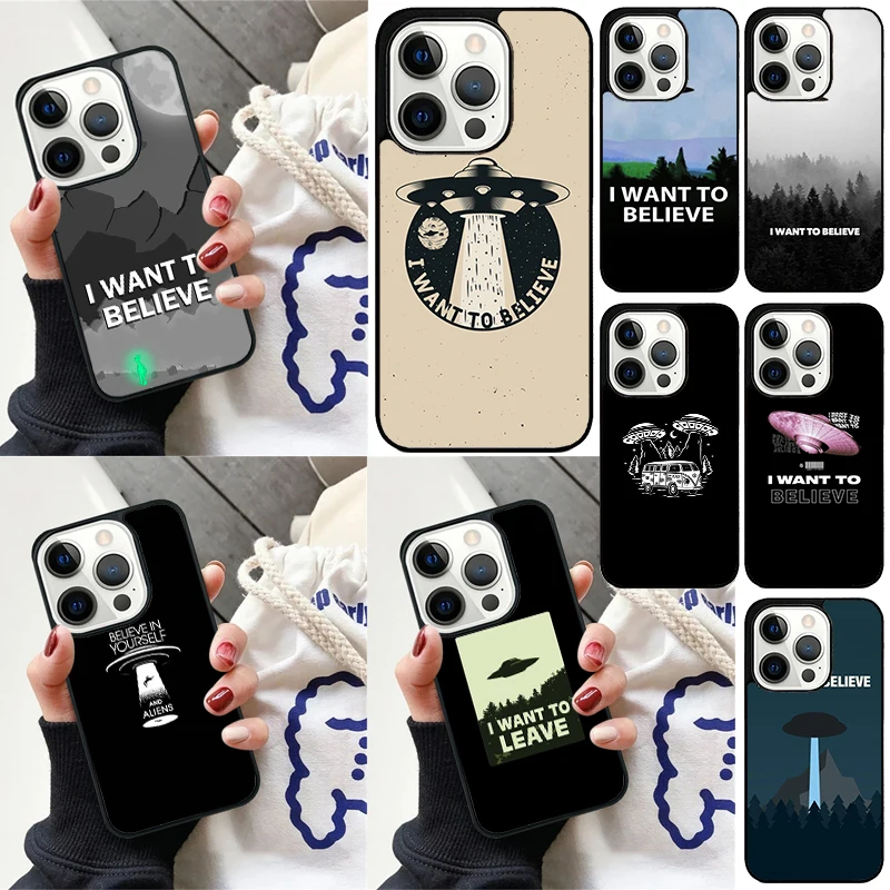 

Я хочу верю Чехол для телефона iPhone 17, Air 16, 15, 14, 12, 13, PLUS 11 PRO MAX, чехол Fundas Shell