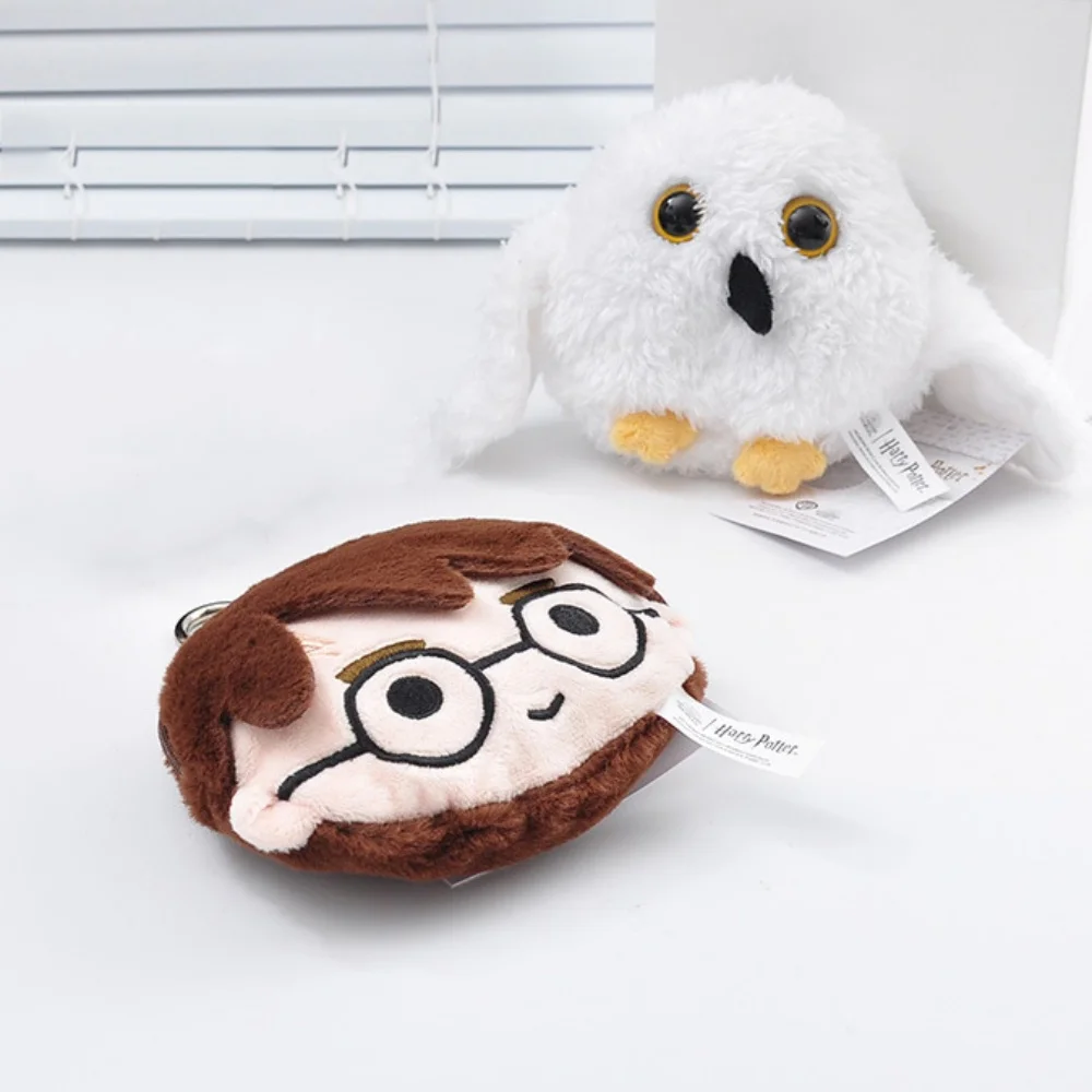 Kawaii Harry Potter ตัวอักษรตุ๊กตากระเป๋าสตางค์พวงกุญแจกระเป๋าเป้สะพายหลังนักเรียนตกแต่งการ์ตูนตุ๊กตาของเล่นแขวนสาวคริสต์มาสของขวัญ