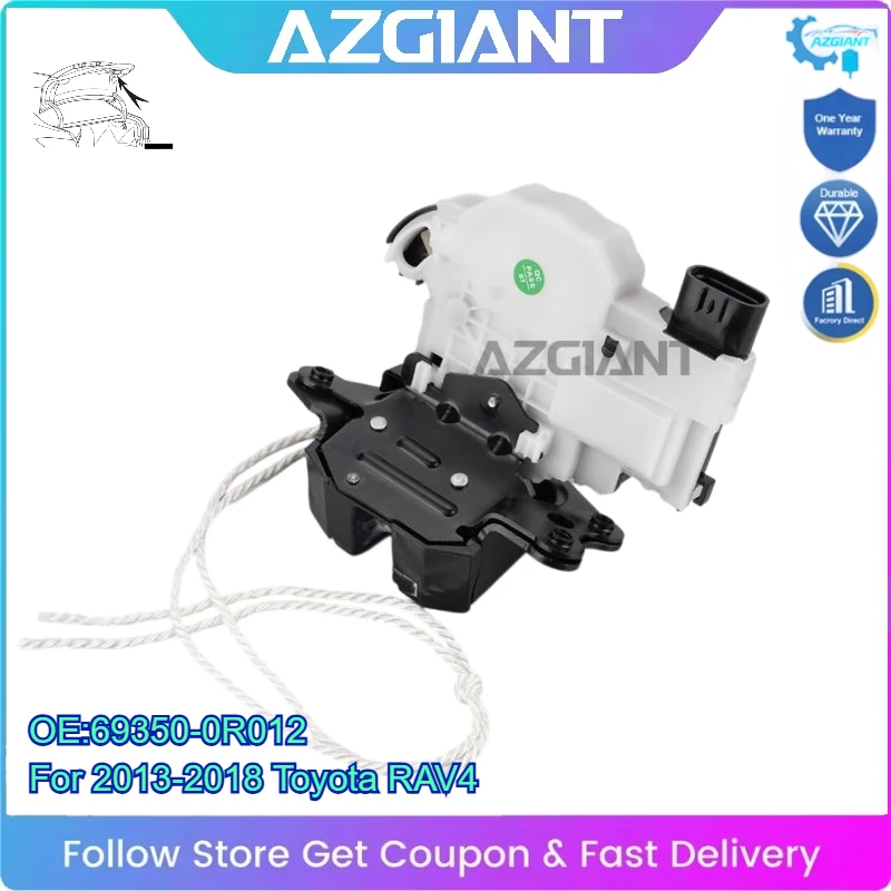 

AZGIANT Car Trunk Lid Lock Release Actuator Motor 3Pin for 2013-2018 Toyota RAV4 Replacement Brand New Spare Parts#69350-0R012