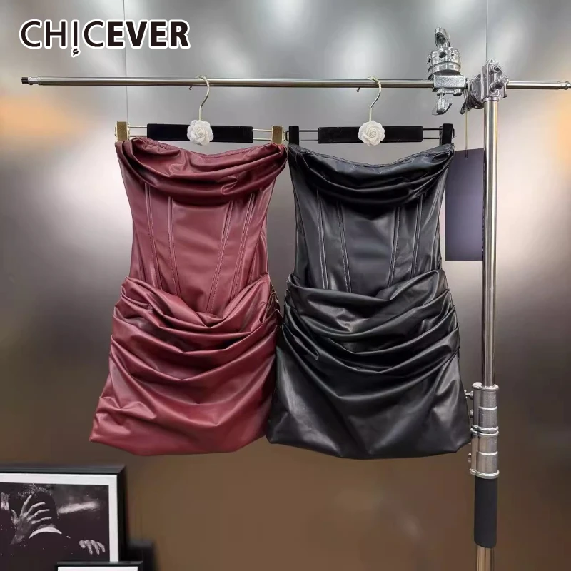 

CHICEVER однотонное бандажное сексуальное платье женское с квадратным воротником без рукавов для похудения милые пряные женские платья летняя мода