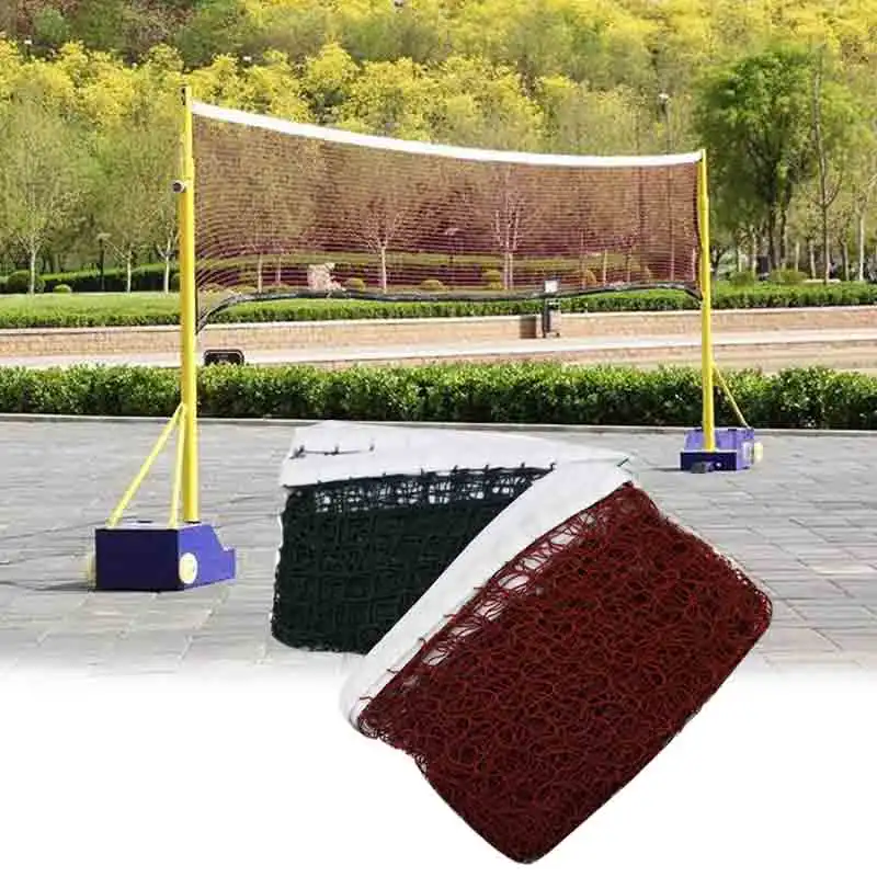 Professional Training Mesh Standard Badminton Net Sports Net For Outdoor Badminton Tennis Volleyball Net Replacement 6.2*0.64M