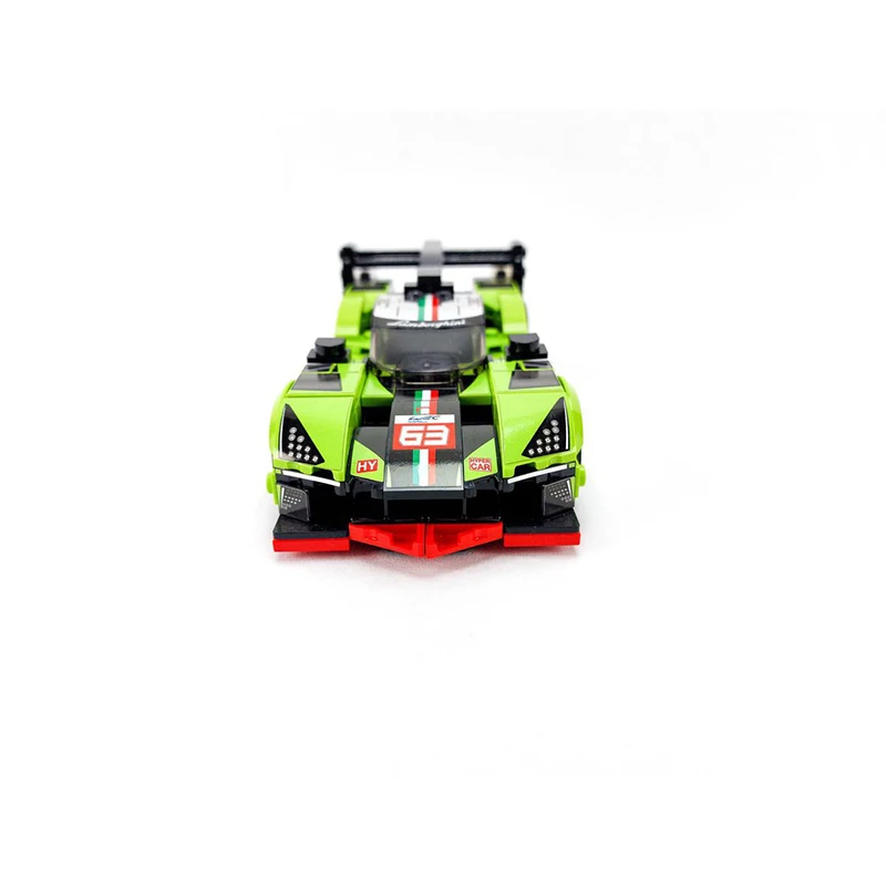 Stadsauto Snelheidskampioen Model MOC Bouwstenen Sportwagen SC63 Modulaire Technologie Geschenken Vakantie Monteer Kinderen Speelgoed Pak