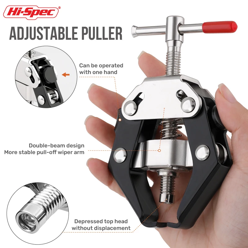

Hi-Spec автомобильный рычаг стеклоочистителя, съемник подшипников генератора для разборки рычага стеклоочистителя автомобиля, инструменты для ремонта, ручные инструменты
