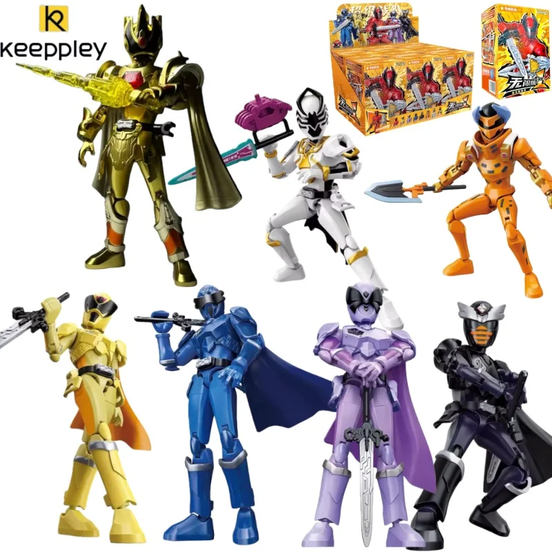 

Новые строительные блоки Keeppley Super Sentai Ohsama Sentai King-Ohger, сборная модель, подвижная игрушка, орнамент, праздничные подарки