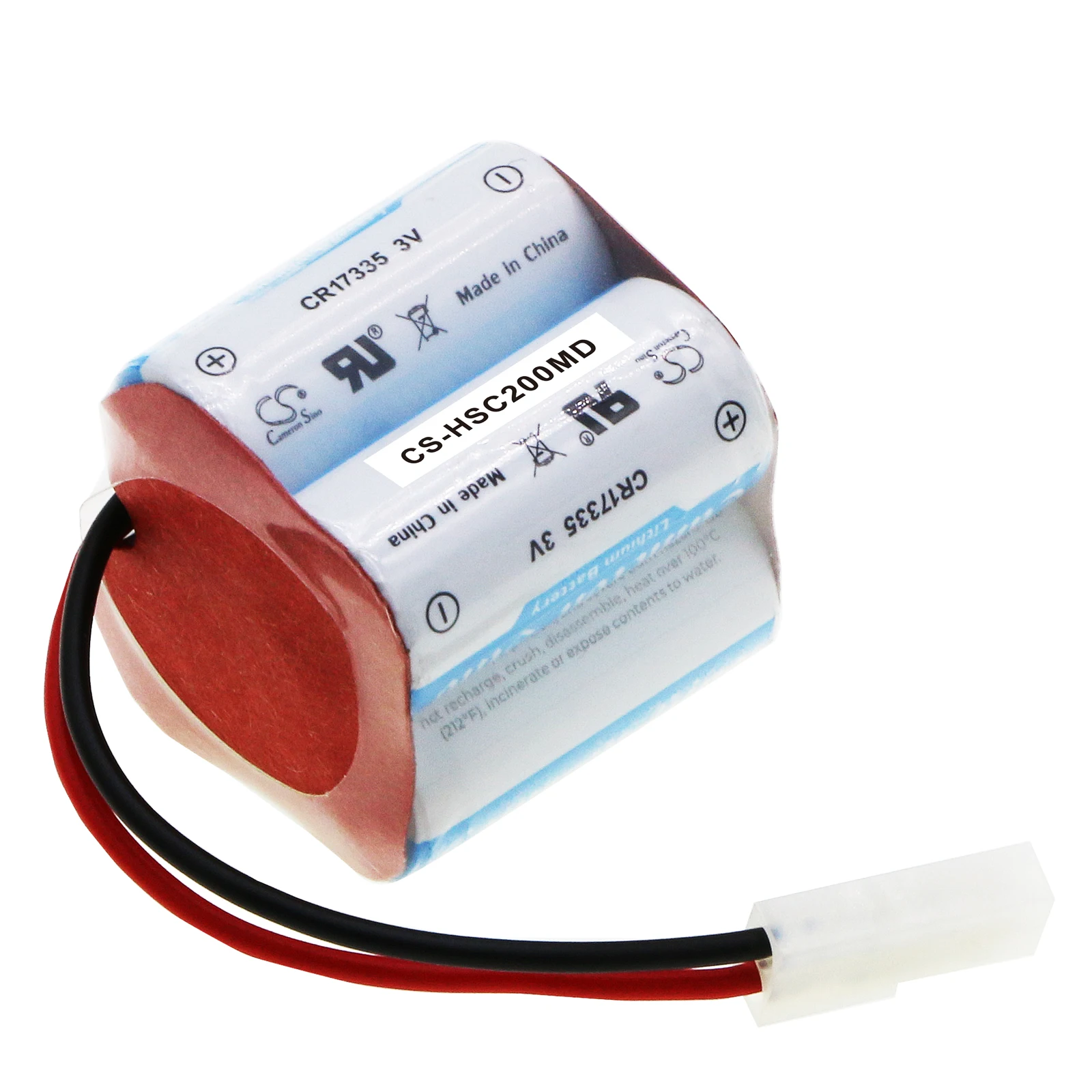 

Li-MnO2 Medical Battery for HeartStation, 12.0V, 1350mAh, Compatible Models: Premium Alarmed Cabinet, RC2000R, RC2000W, RC5000R
