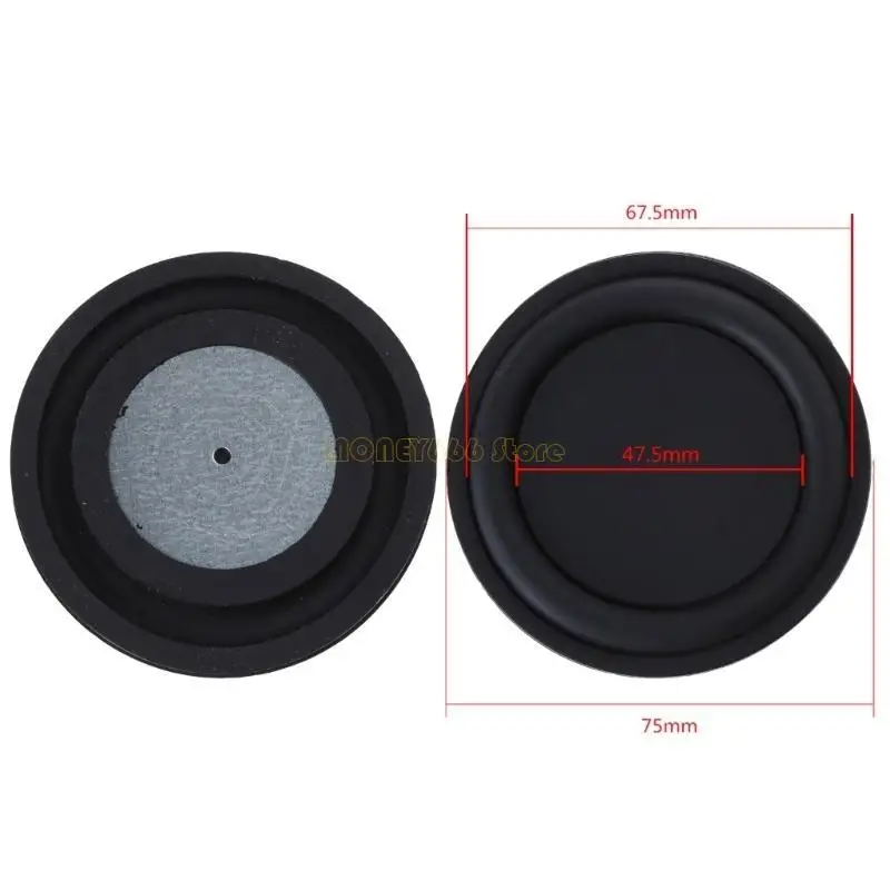 F62C 2PCS 75/90/92/139mm Bass Diaphragm Vibration Membrane Passive Radiator Speaker Repair Parts for DIY Home Theater