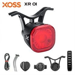 XOSS XR01 Bicycle Rear Light Smart Auto Brake Sensing Tail Light LED Charging Waterproof Cycling Taillight Bike Accessories