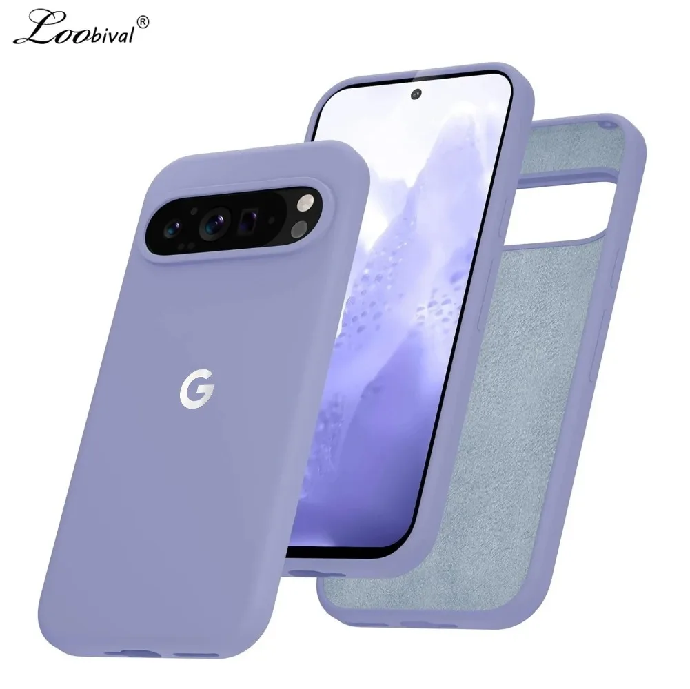 Luxury Matte Liquid Silicone Soft Case for Google Pixel 10 9 Pro XL 8 7 6 5 10A 9A 8A 7A 6A 5A Solid Color Slim Shockproof Cover