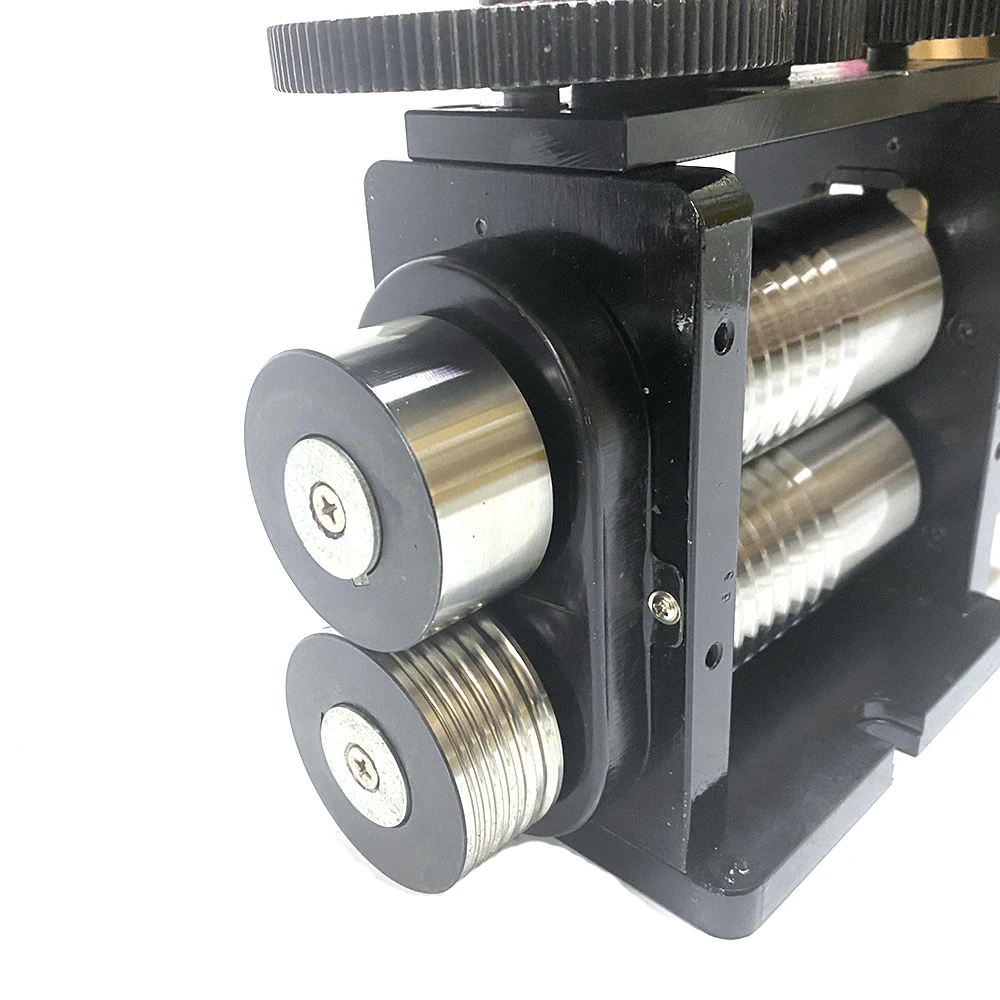 

Gold Seller130MM Gold Silver Copper Pieces Lines Manual Rolling Mill Machine Jewelry Rolling Mills