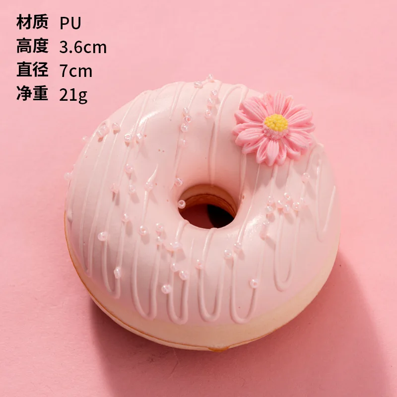 Fake Donuts Cake Bread Dessert Cute Scale Model Simulation Ornaments Photography Props Home Decor Decoration