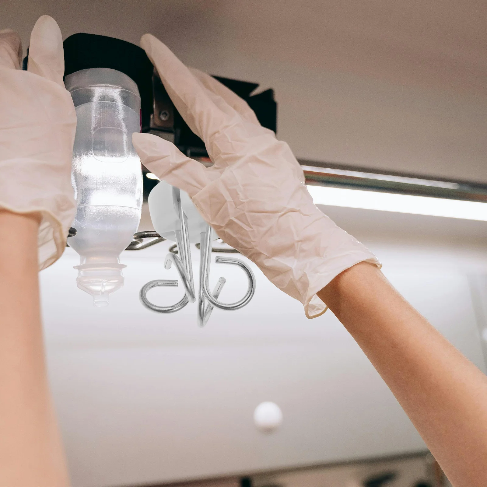 

Iv Stand Hook For Bag Heavy Duty Metal Hanger Vertical Drip Rack Hospital Home Medical Use Drip Stand Connector Clinic Accessory