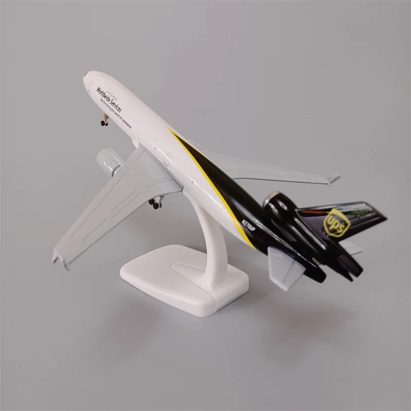 NEW 20cm Alloy Metal Air UPS Airlines MD MD-11 Diecast Airplane Model Plane Model Aircraft With Wheels Landing Gears Aeroplane