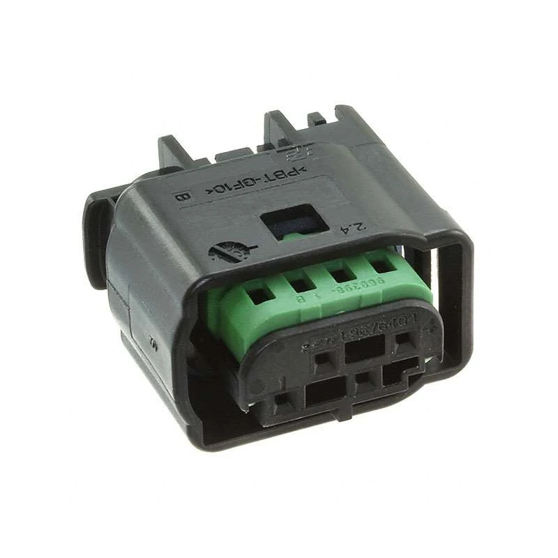 10PCS 1-967640-1,Housing for Female Terminals,Wire-to-Wire,4P,Wire & Cable,Signal,MQS Series,Connector Housing,2-967640-1