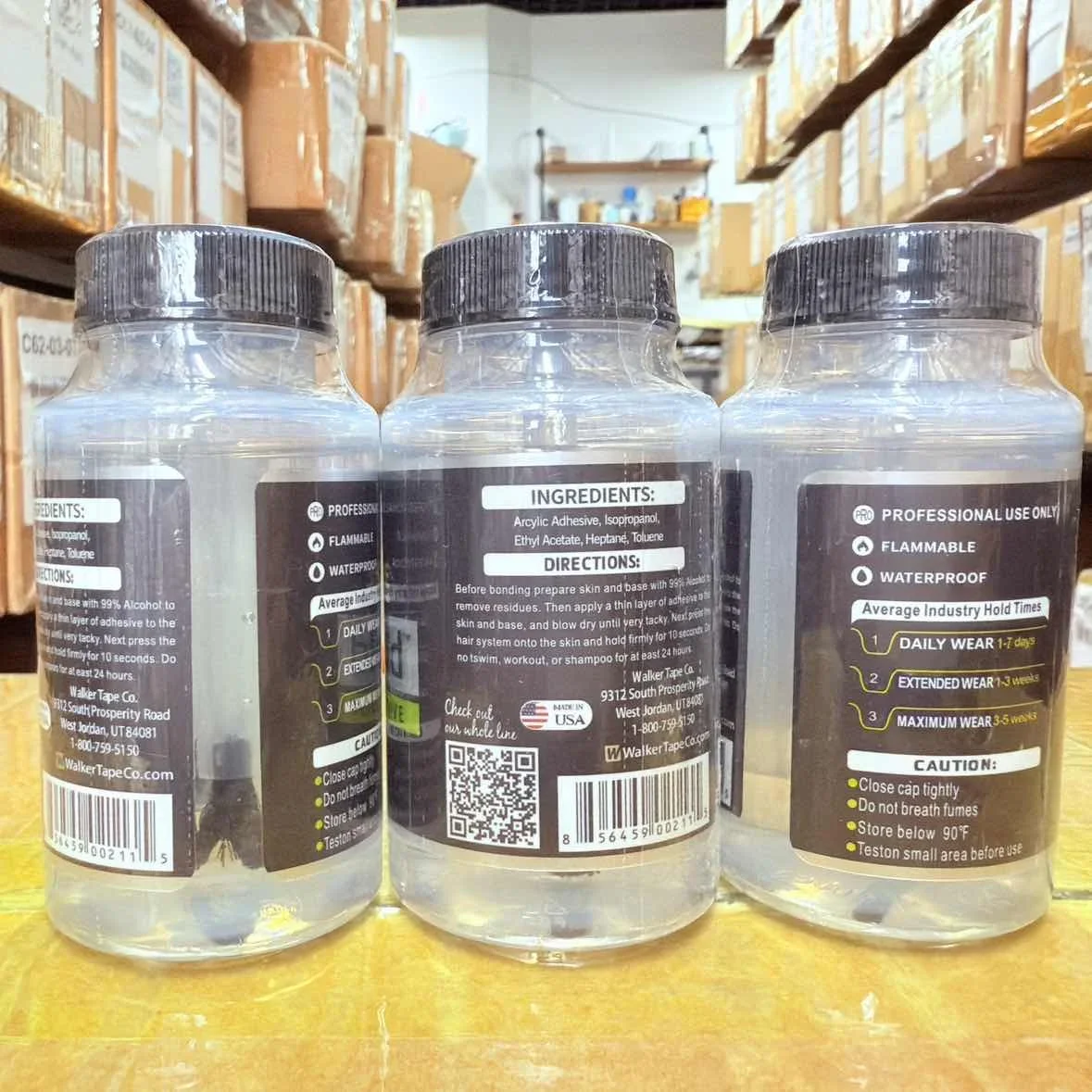 Лента Walker Ultra Hold кружевной клей 3,4 унции/101 мл водонепроницаемый прогулочный кружевной клей для волос супер клей для кружевного парика/парика/закрытия