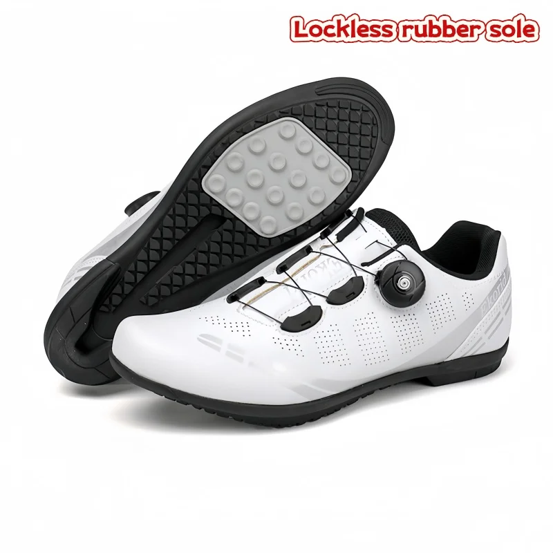 Herren-Mountainbike-Schuhe MTB, atmungsaktiv, rutschfest, hohe Härte, geeignet für Outdoor-Straßenrennen, Mountain-Offroad-Fahren 37-46 – Detail 12