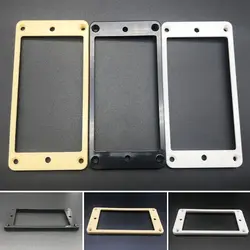 Black White Yellow Frame Set Replacement for LP Guitars for Humbucker Pickup Pickups Cover Mounting Rings Guitar Pickup