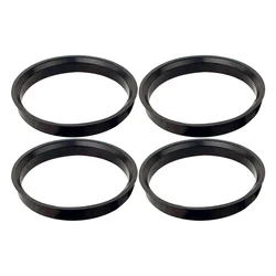 4Pcs Hub Centering Rings 74.1 X 72.6 Mm For Wheel Bore Center Spacer Black Precision Engineered To Correct Wheel For