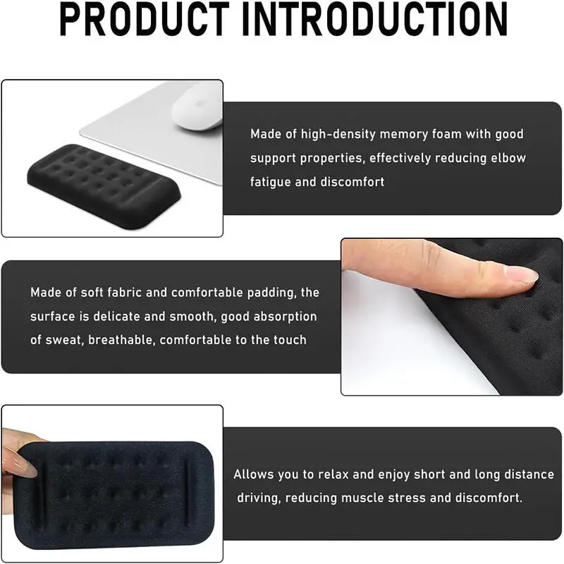 Memory Foam Keyboard Wrist Pad Mouse Pad Keyboard Holder Memory Foam Foam Car Wrist Pad Car Hand Holder