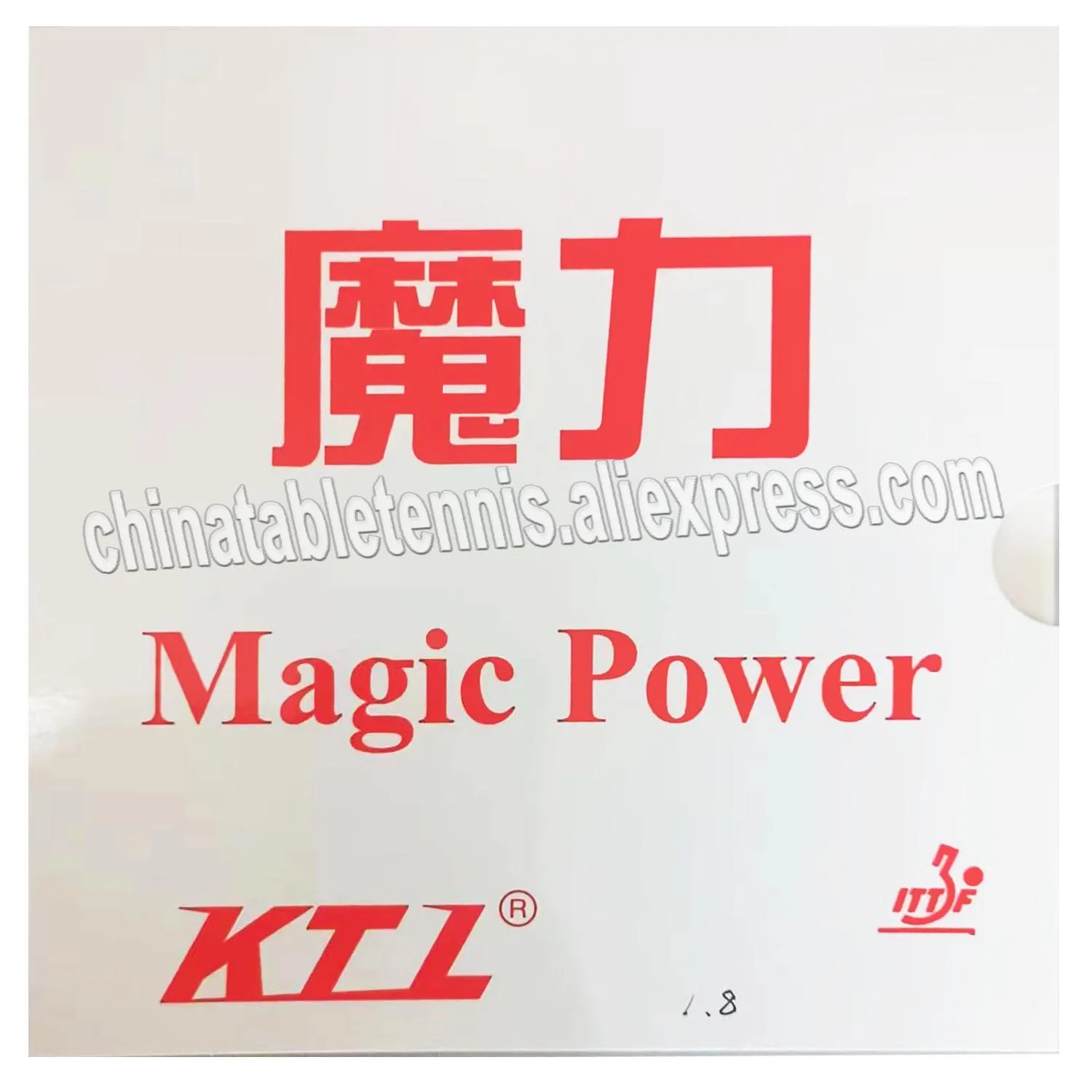 KTL Magic Power Half Long Pips Out Table Tennis Rubber with Sponge