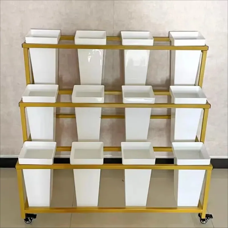 Hot metal flower display stands, retail stores, flower shops, shopping malls, flower stands