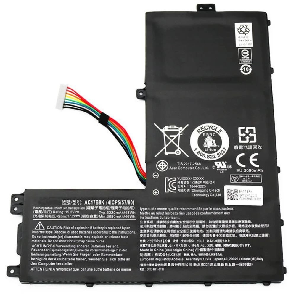 AC17B8K Laptop Battery for Acer Swift 3 SF315-52G SF315-52 4ICP5/57/81 51AK etc 15.2V 48Wh